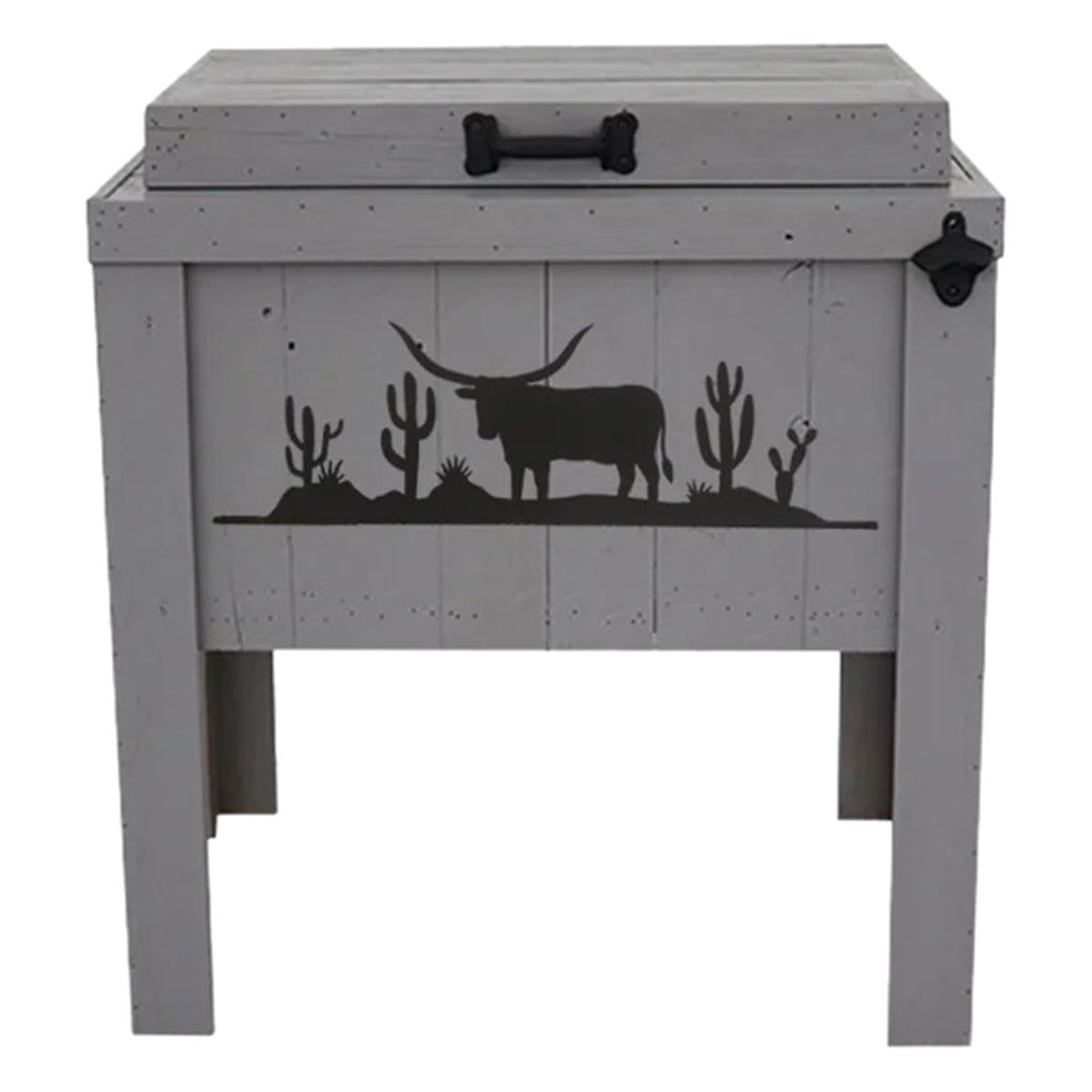 Chihuahuan Longhorn Single Cooler - Gray