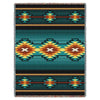 Southwest Geometric Turquoise II Throw