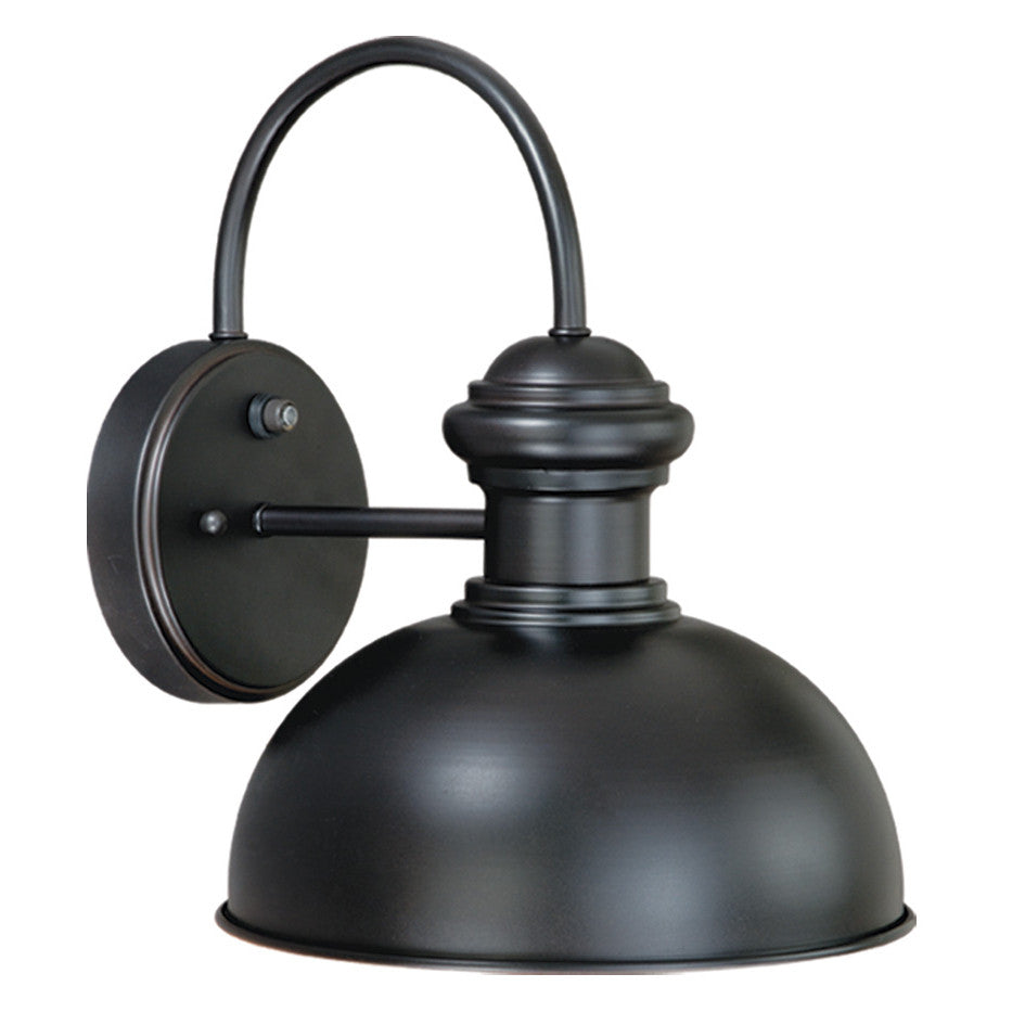 Founder Outdoor 10-Inch Wall Lamp - Oil Burnished Bronze