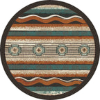 Three Travelers Rug - 8 Ft. Round