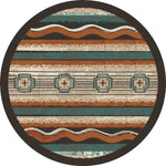 Three Travelers Rug - 8 Ft. Round