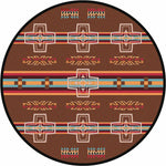 Canyon Cross Rug - 8 Ft. Round