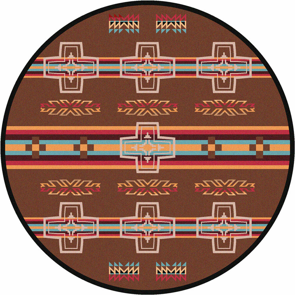 Canyon Cross Rug - 8 Ft. Round