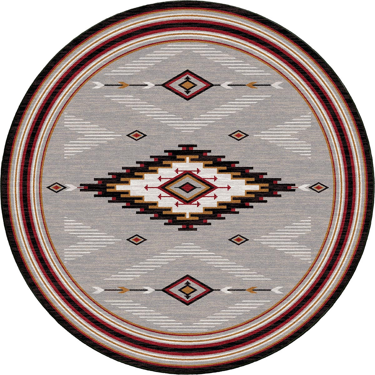 Phoenix Rising Rug - 8 Ft. Round