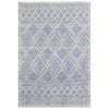 Blue Interlaced Diamonds Rug - 9 x 13