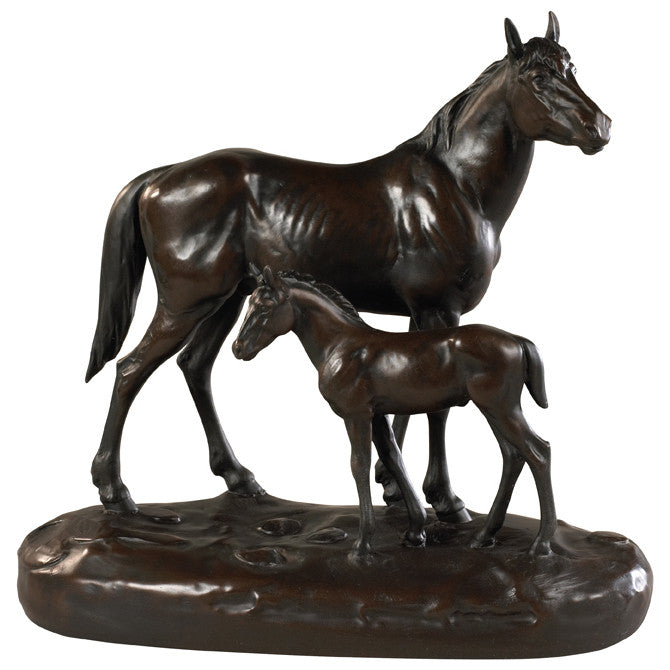 Just Like Dad Horse Sculpture