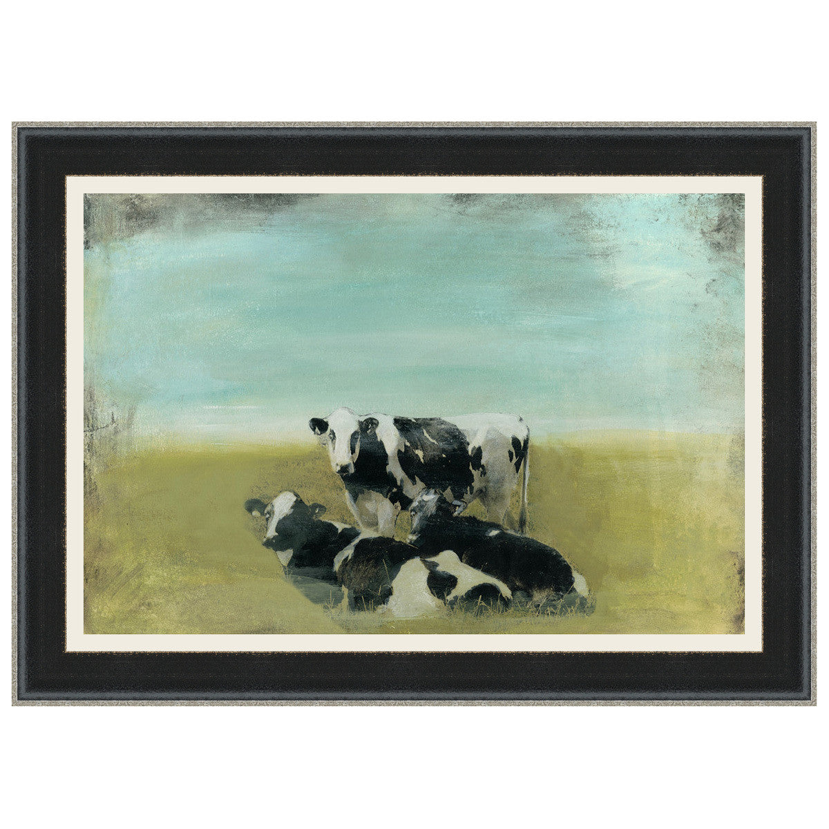 Country Drive Cows III Framed Print