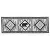 Stone Mountain Bear Hooked Rug - 2 x 6