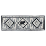 Stone Mountain Bear Hooked Rug - 2 x 6