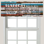 Ranch Commandments Window Valance