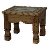 Tiled Star Brown End Table