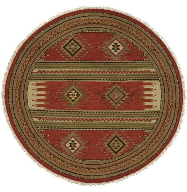Pueblo Blocks Rug - 6 Ft. Round - OUT OF STOCK UNTIL 07/29/2026