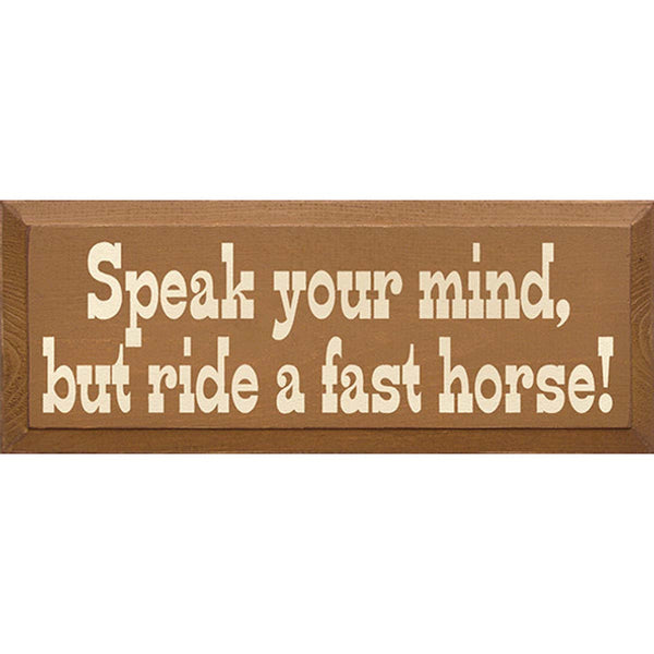 Ride A Fast Horse Wall Art