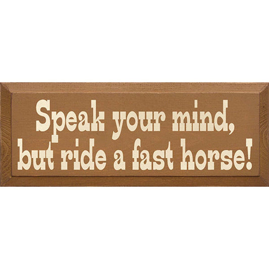 Ride A Fast Horse Wall Art