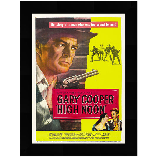 High Noon Movie Poster Framed Art