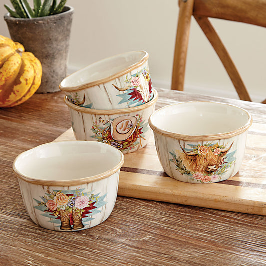 Highland Ranch Ice Cream Bowls - Set of 4 - SALE