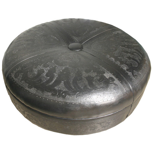 Black Super Jumbo Ottoman