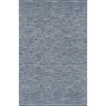 Prairie Palette Geometric Denim Rug - 2 x 8