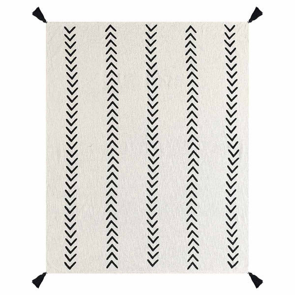 Carbon Chevrons Throw