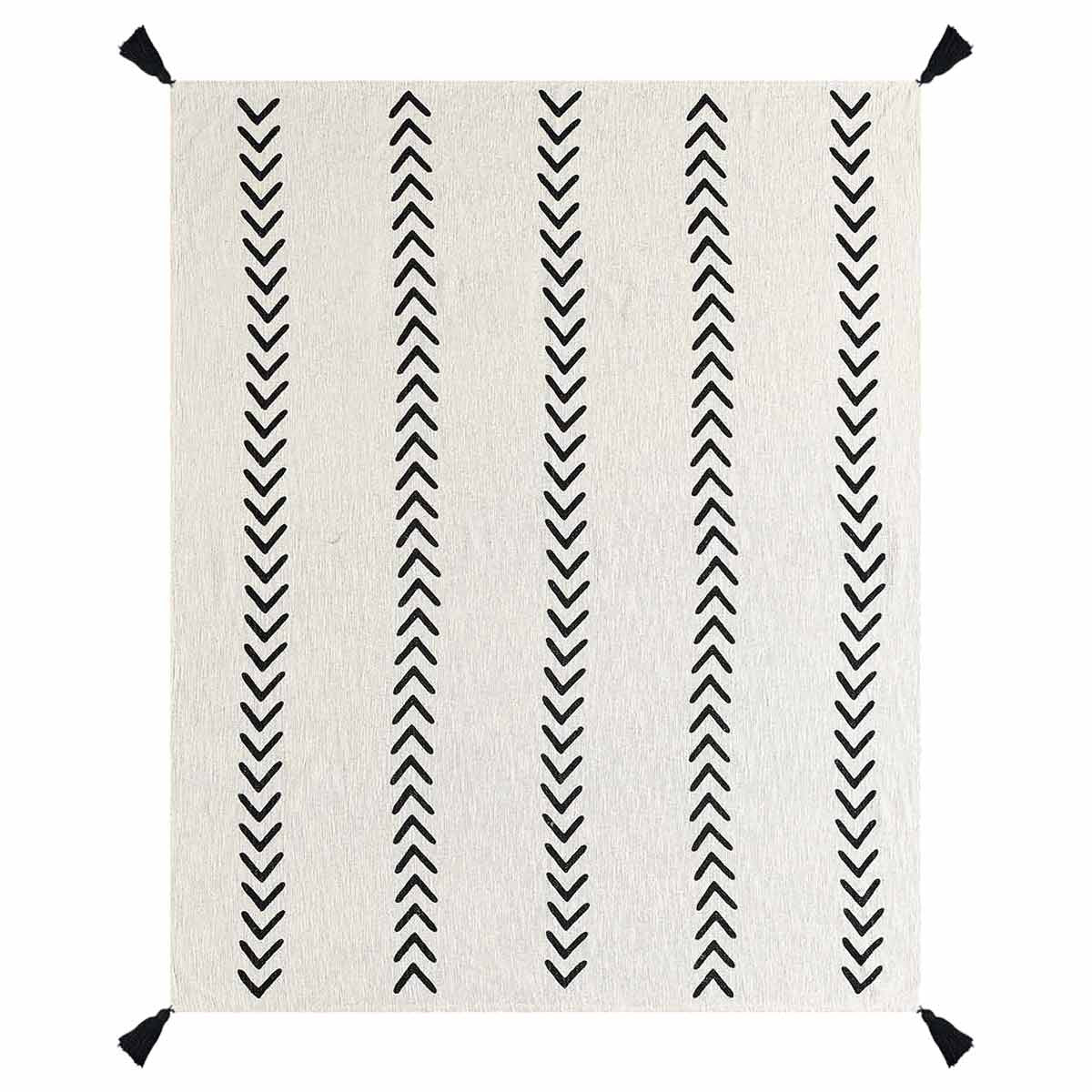 Carbon Chevrons Throw