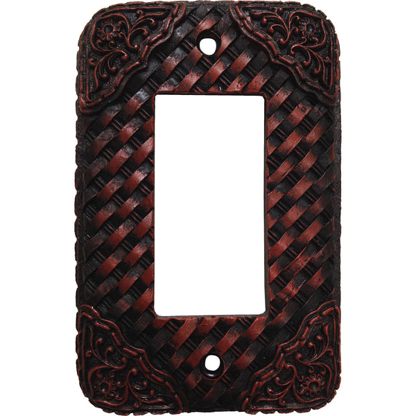 Western Weave Single Rocker Cover