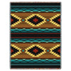 Southwest Geometric Turquoise Throw