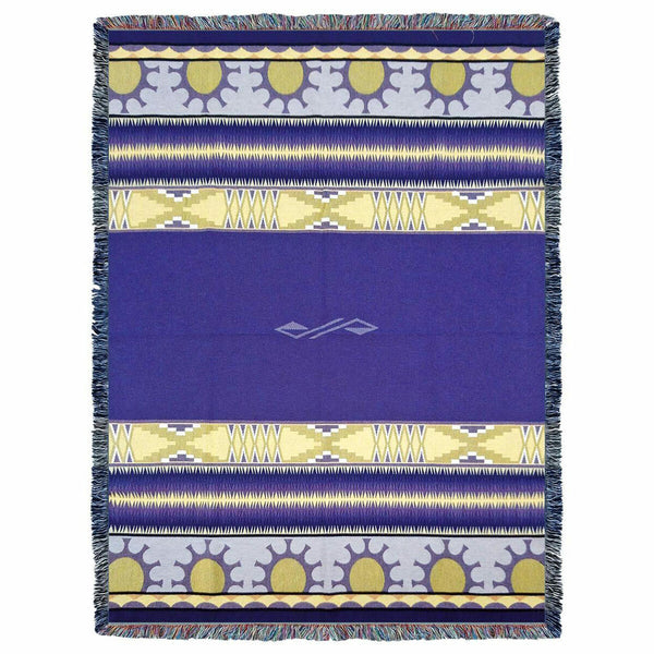 Concho Springs Plum Tapestry Throw