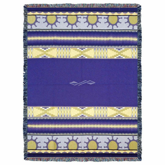 Concho Springs Plum Tapestry Throw