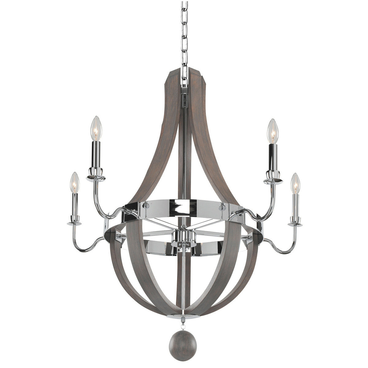 Sharlow Teardrop 5 Light Chandelier