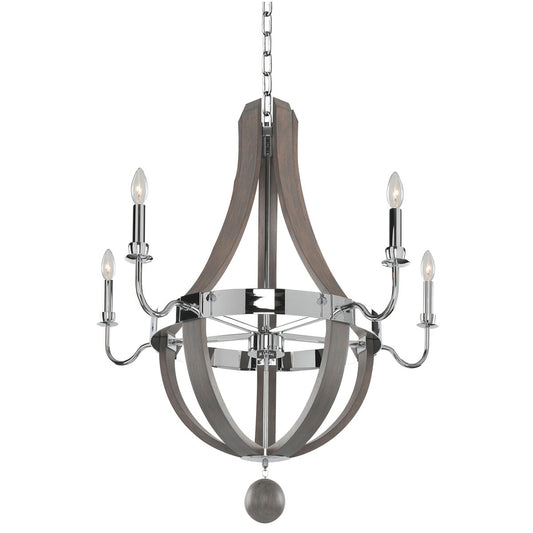 Sharlow Teardrop 5 Light Chandelier