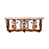 Yei 20 Inch Pine Hook Shelf