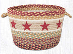 Maroon Texas Beacon Utility Basket - Medium