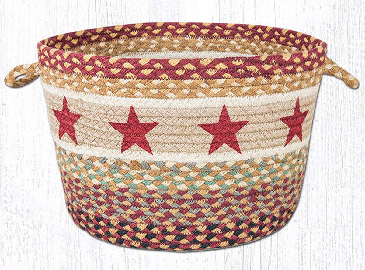 Maroon Texas Beacon Utility Basket - Medium