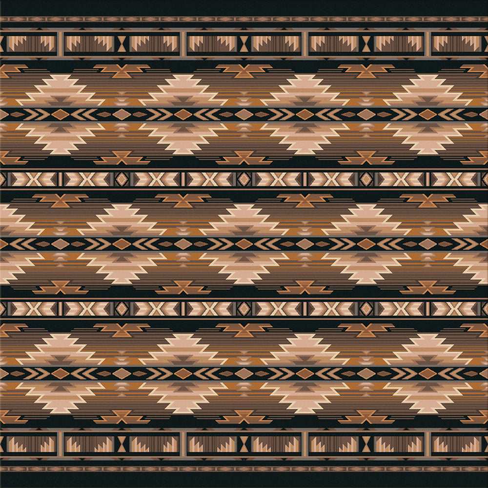 Rio Rancho Brown Rug - 8 Ft. Square