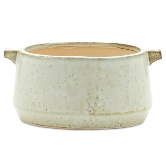 Beige Terracotta Garden Planter - Small