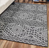 Chandler Black Indoor/Outdoor Rug - 5 x 8