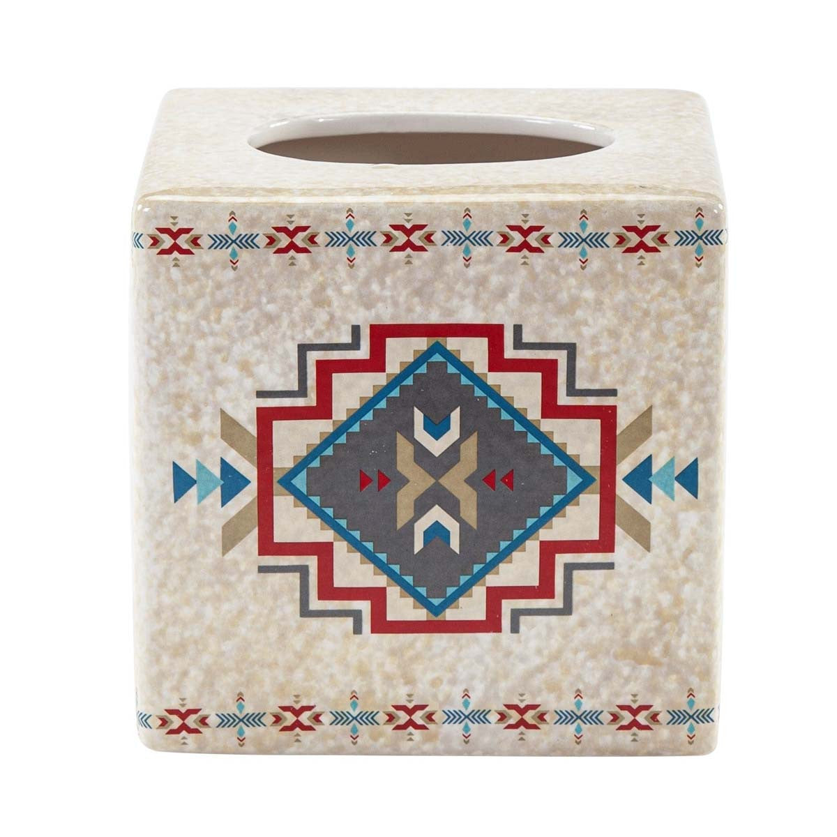 Ceramic Oasis Tissue Box Cover