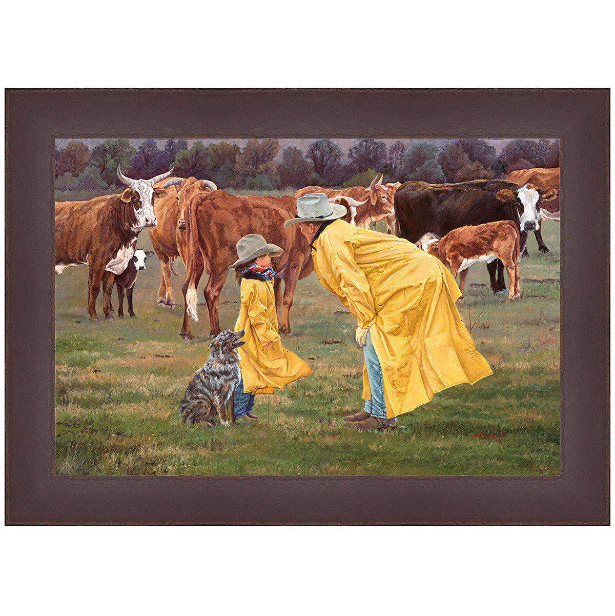 Cowboy Lessons Canvas Art