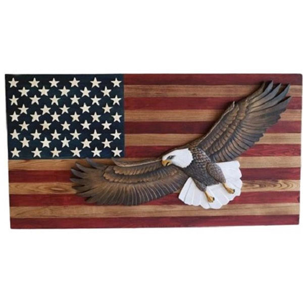 Old Glory Eagle Wall Art