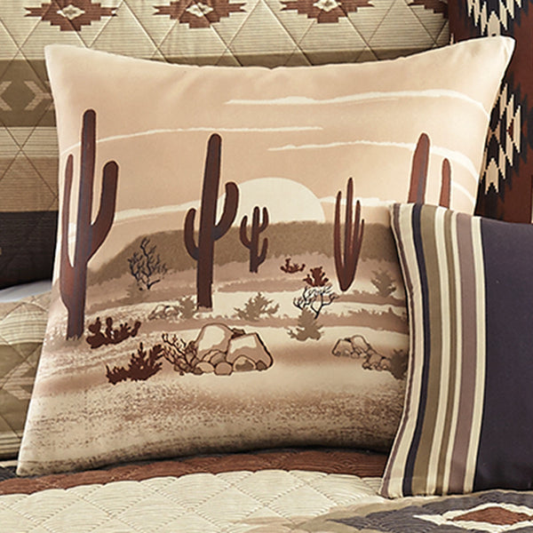 Desert Canyon Cactus Pillow