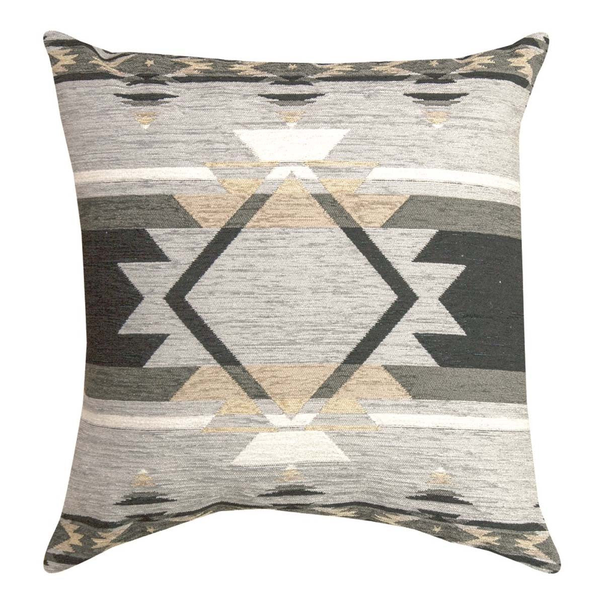 Gray Burst Pillow