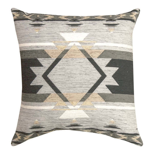 Gray Burst Pillow