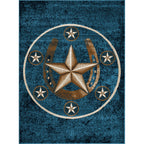 Lonestar Ranch Denim Blue Rug - 8 x 10