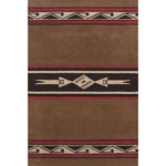Pueblo Brown Rug - 9 x 12