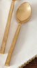 Square Handled Golden Teaspoons - Set of 4