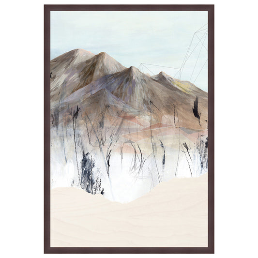 Deserted Mountain Village I Framed Canvas - OVERSTOCK