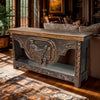 Sundance Saddle Console Table - Brown