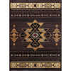 Outlaw Oasis Brown Rug - 8 x 10