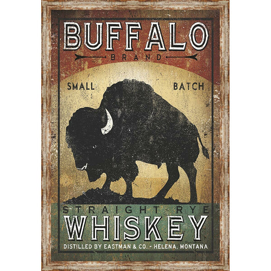 Antique Buffalo Framed Print