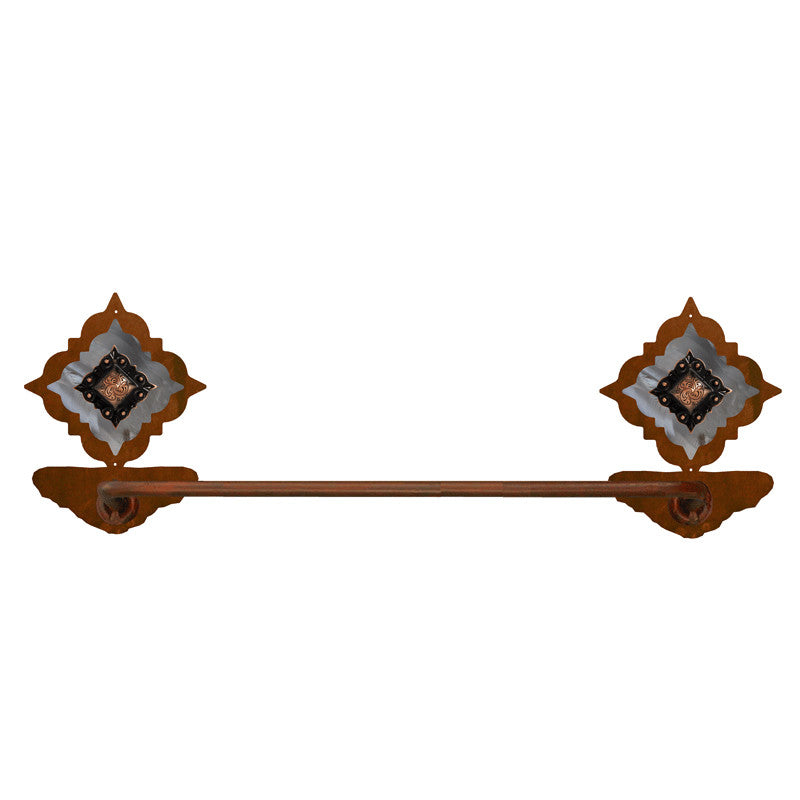 Diamond Copper Berry Hand Towel Bar